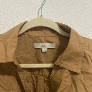 LOFT Women's Brown Utility dress